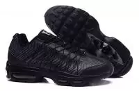 nike air max 95 triple black 90 chaussures hommesy line logo back